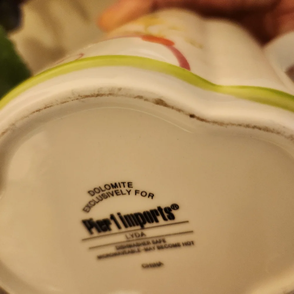 Pier 1 Imports Dolomite Lyda Teapot Never Used
